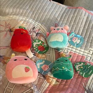 Mini Squishmallows, 4 items